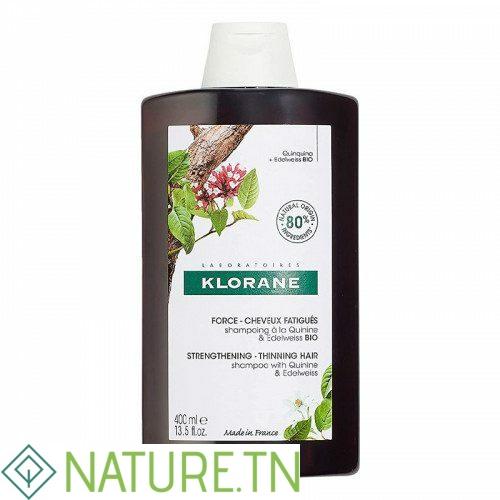 KLORANE SHAMPOOING FORTIFIANT A LA QUININE ET VITAMINE B 400ML 3 KLORANE SHAMPOOING FORTIFIANT A LA QUININE ET VITAMINE B 400ML