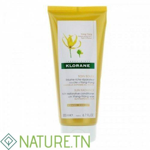 KLORANE SOIN SOLEIL BAUME RICHE REPARATEUR A LA CIRE D'YLANG-YLANG 200 ML 2 KLORANE SOIN SOLEIL BAUME RICHE REPARATEUR A LA CIRE D'YLANG-YLANG 200 ML 2