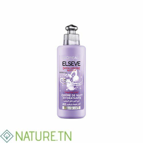 L'OREAL PARIS ELSEVE HYALURON CREME DE NUIT HYDRATANTE CHEVEUX DESHYDRATES 200ML 2