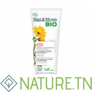 NAT&NOVE BIO 2EN1 APRES SHAMPOOING MASQUE DOUX 200ML