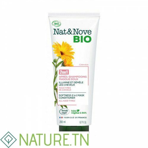 NAT&NOVE BIO 2EN1 APRES SHAMPOOING MASQUE DOUX 200ML 2 NAT&NOVE BIO 2EN1 APRES SHAMPOOING MASQUE DOUX 200ML 2
