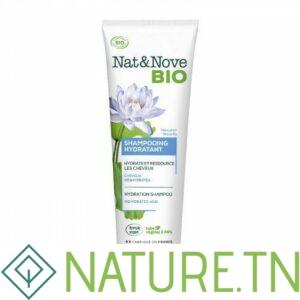 NAT&NOVE BIO SHAMPOOING HYDRATANT A L’EXTRAIT DE NENUPHAR POUR CHEVEUX DESHYDRATES 250ML
