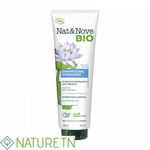 NAT&NOVE BIO SHAMPOOING HYDRATANT A L'EXTRAIT DE NENUPHAR POUR CHEVEUX DESHYDRATES 250ML 2