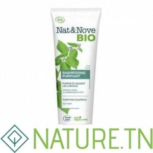 NAT&NOVE BIO SHAMPOOING PURIFIANT A L’EXTRAIT D’ORTIE POUR CHEVEUX GRAS 250ML