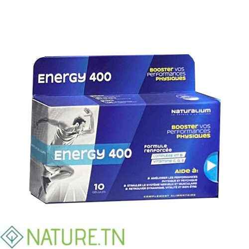 NATURALIUM ENERGY 400 10 GELULES 1