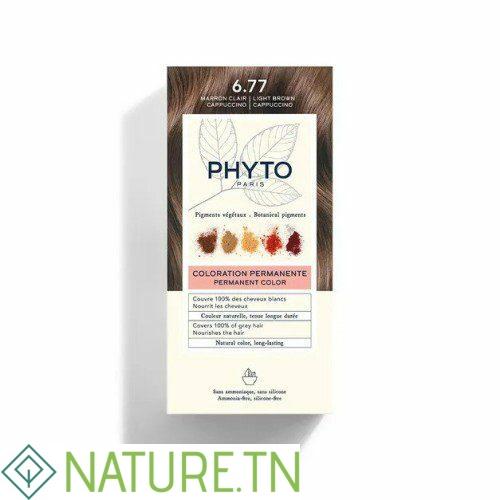 PHYTO COLOR 6.77 MARRON CLAIR CAPPUCCINO 3 PHYTO COLOR 6.77 MARRON CLAIR CAPPUCCINO