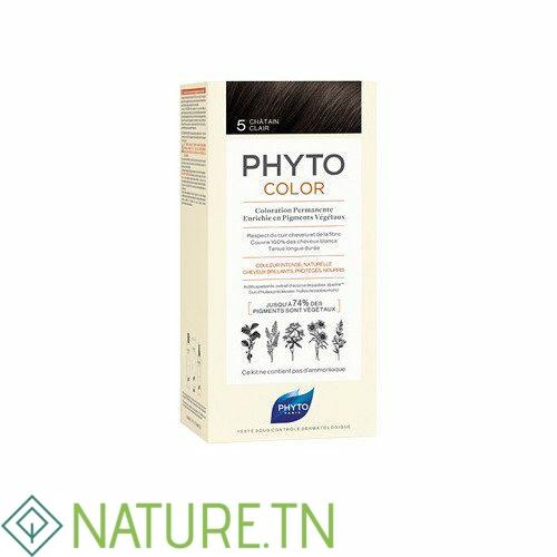 PHYTO Phytocolor Couleur Soin 5 chatain clair, 1 kit 2 PHYTO Phytocolor Couleur Soin 5 chatain clair, 1 kit 2