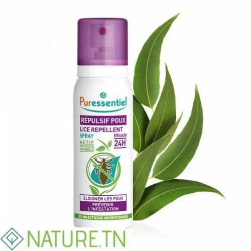 PURESSENTIEL REPULSIF POUX SPRAY 75ML 3 PURESSENTIEL REPULSIF POUX SPRAY 75ML