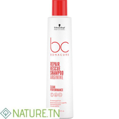 SCHARZKOPF SHAMPOOING BONACURE REPAIR RESCUE 250ML 3 SCHARZKOPF SHAMPOOING BONACURE REPAIR RESCUE 250ML