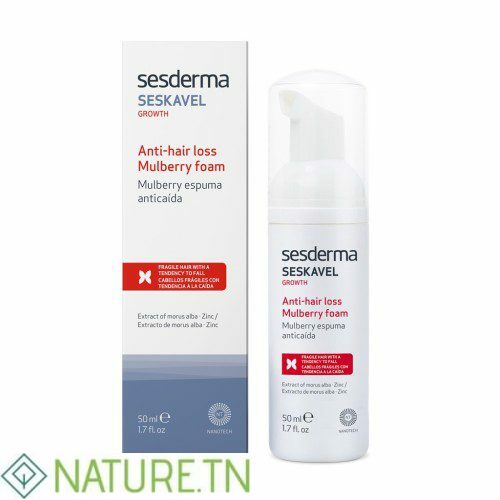 SESDERMA SESKAVEL MULBERRY MOUSSE ANTI CHUTE 50ML 2