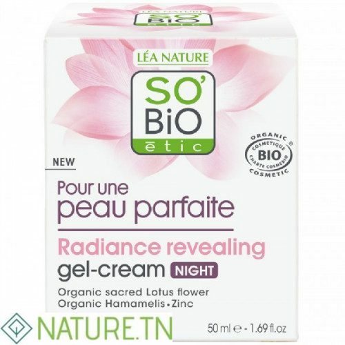 SO BIO GEL CREME REVELATEUR ECLAT NUIT 50ML 1