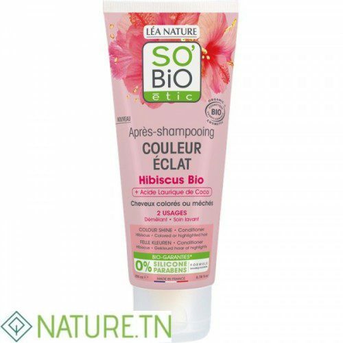 SO BIO APRES-SHAMPOOING CHEVEUX COLORES OU MECHES 200ml 1