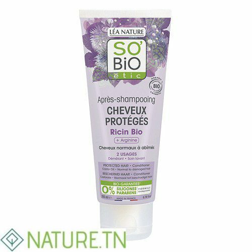 SO BIO APRES-SHAMPOOING CHEVEUX PROTEGES RICIN 200ML 1