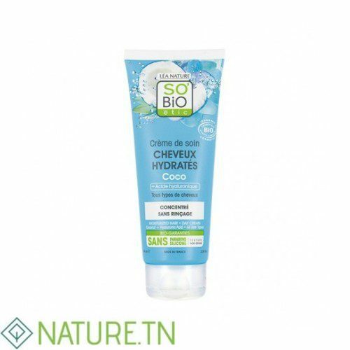 SO BIO CREME DE SOIN CHEVEUX HYDRATES COCO BIO 100ML 2