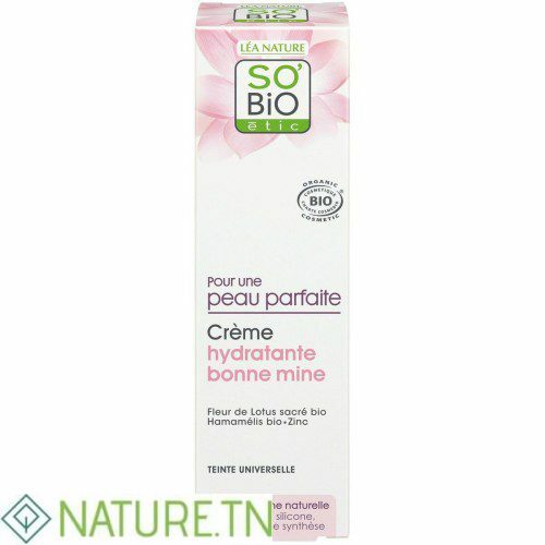 SO BIO CREME HYDRATANTE BONNE MINE TEINTE UNIVERSELLE 40ML 1