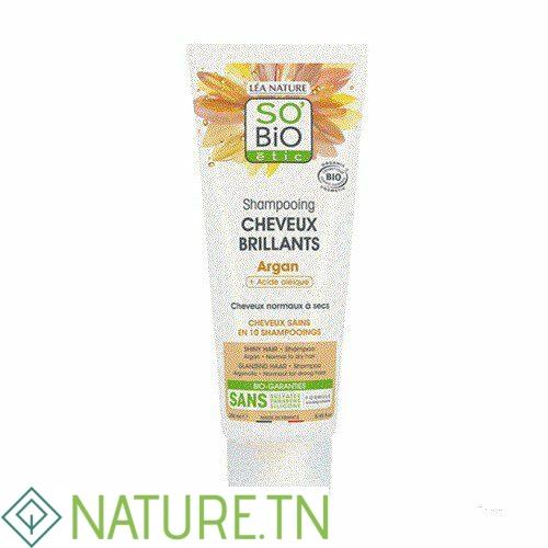 SO BIO SHAMPOOING CHEVEUX BRILLANTS ARGAN 250ML 2 SO BIO SHAMPOOING CHEVEUX BRILLANTS ARGAN 250ML 2