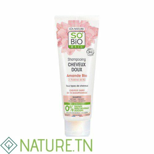 SO BIO SHAMPOOING DOUCEUR AMANDE BIO 250ML 3 SO BIO SHAMPOOING DOUCEUR AMANDE BIO 250ML