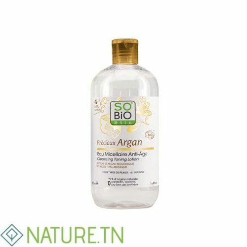 SO BiO EAU MICELLAIRE ANTI-ÂGE ARGAN 500ML 2