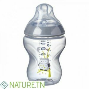 TOMMEE TIPPEE CLOSER TO NATURE BIBERON CHOUETTE GRIS 0M+ 260ML
