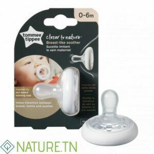 TOMMEE TIPPEE CLOSER TO NATURE SUCETTE BREAST-LIKE 0-6M