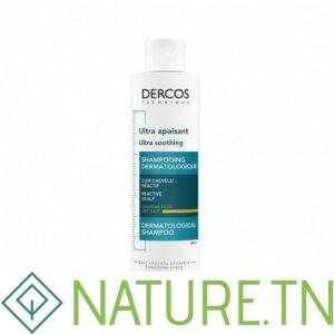 VICHY DERCOS SHAMPOOING ULTRA APAISANT CHEVEUX SECS 200ML