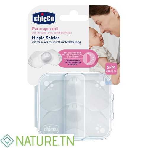CHICCO 2 BOUTS DE SEINS EN SILICONE S/M 2