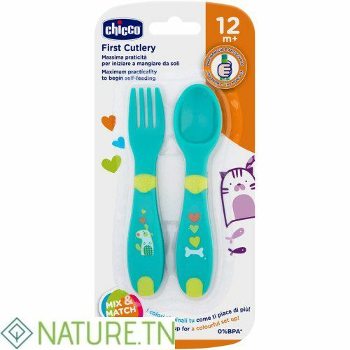 CHICCO PREMIERS COUVERTS 12M+ 2