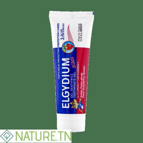 ELGYDIUM DENTIFRICE KIDS FRAISE GIVREE 50ML 2