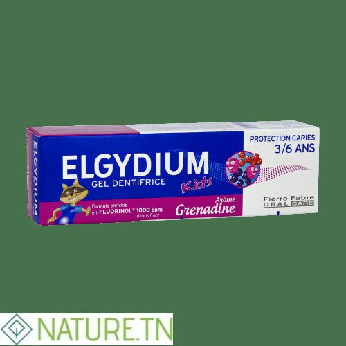 ELGYDIUM DENTIFRICE KIDS GRENADINE 50ML 1