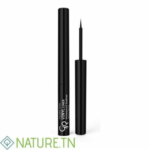 GOLDEN ROSE VINYL LINER WATERPROOF EYELINER GLOSSY BLACK 2.7ML 1