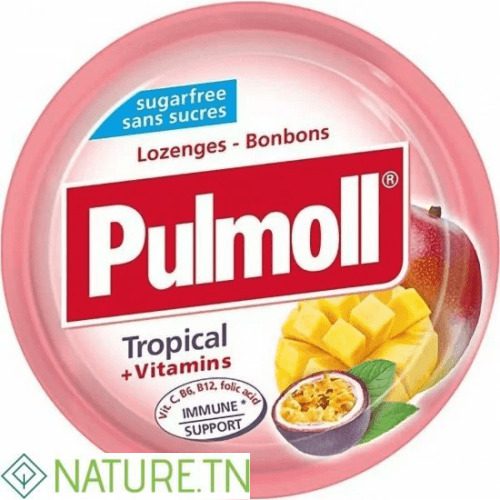 PULMOLL TROPICAL+VITAMINS 45GR 2