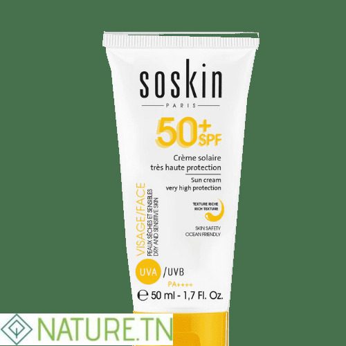 SOSKIN CREME SOLAIRE TRES HAUTE PROTECTION SPF50+ 50ML 1