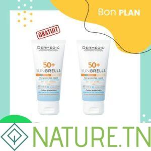 B.P DERMEDIC SUNBRELLA ECRAN SPF50+ PEAUX NORMALES A SECHES 40ML (2EME OFFERT)