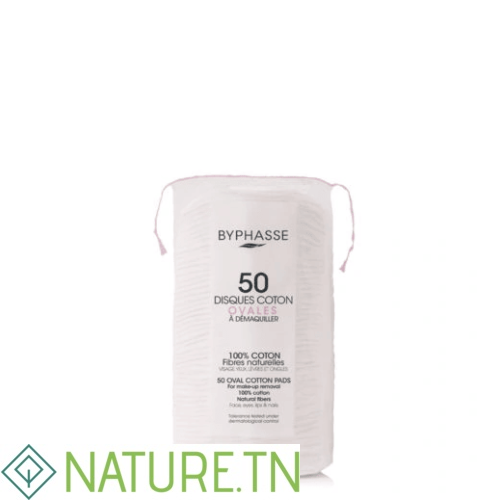 BYPHASSE COTON DEMAQUILLANT DISQUES OVALES 50 UNITES 3 BYPHASSE COTON DEMAQUILLANT DISQUES OVALES 50 UNITES