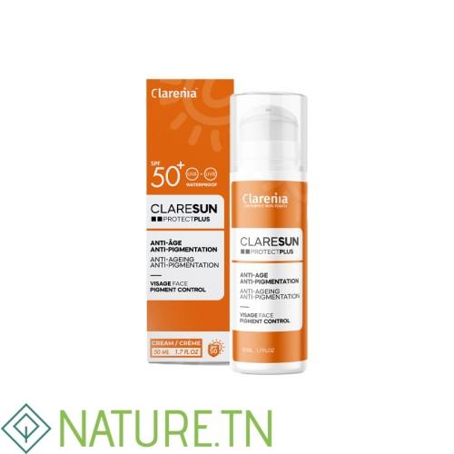 CLARENIA CLARESUN ECRAN ANTI AGE ANTI PIGMENTATION SPF50+ 50ML 2