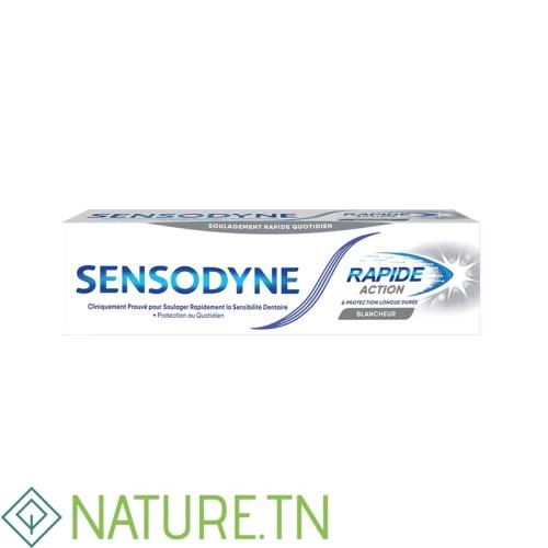 SENSODYNE DENTIFRICE RAPIDE ACTION BLANCHEUR 75ML 3 SENSODYNE DENTIFRICE RAPIDE ACTION BLANCHEUR 75ML