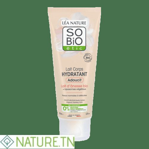 SO BIO LAIT CORPS HYDRATANT AU LAIT D'ANESSE BIO 200ML 1