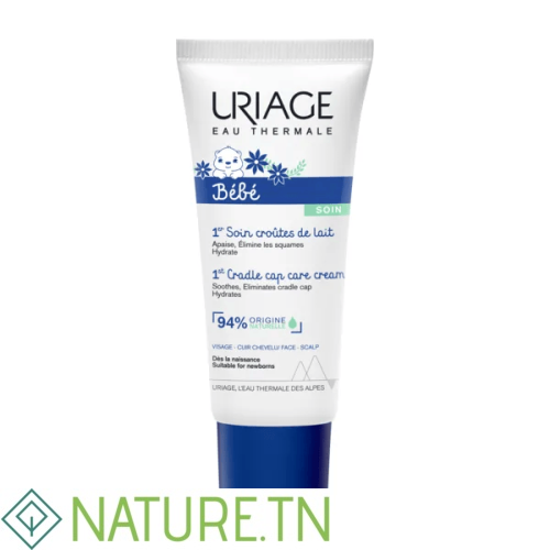 URIAGE BEBE 1ER SOIN CROUTES DE LAIT VISAGE ET CUIR CHEVELU 40ML 2