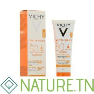 VICHY CAPITAL SOLEIL SOIN ANTI TACHES TEINTEE 3EN1 SPF50 50ML