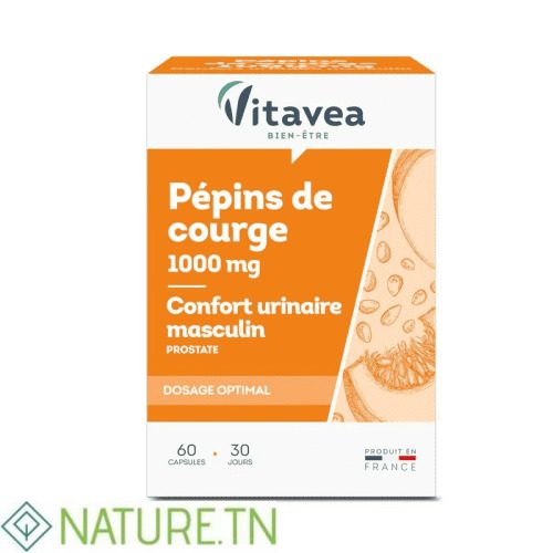 VITAVEA PEPINS DE COURGE 1000MG 60 CAPSULES 1