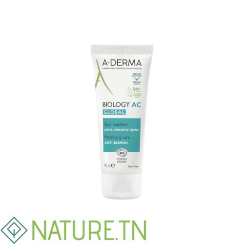 A-DERMA BIOLOGY AC GLOBAL SOIN MATIFIANT ANTI IMPERFECTIONS 40ML 1