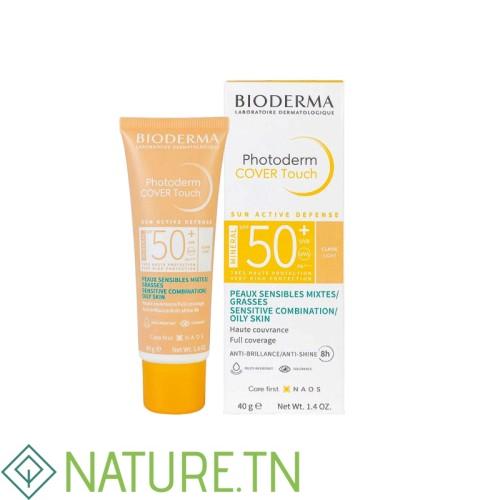 BIODERMA PHOTODERM COVER TOUCH MINERAL TEINTE CLAIRE SPF50+ 40G 1