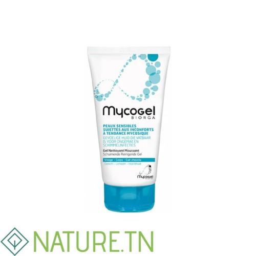 BIORGA MYCOGEL GEL NETTOYANT MOUSSANT 150ML 1