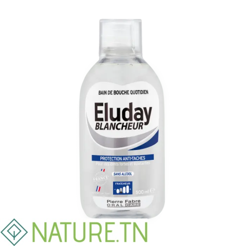 ELUDAY BLANCHEUR BAIN DE BOUCHE QUOTIDIEN 500 ML 3 ELUDAY BLANCHEUR BAIN DE BOUCHE QUOTIDIEN 500 ML