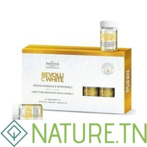 FARMONA REVOLU C WHITE NIGHT TIME TREATMENT WITH VITAMIN C 5ML*5 AMOUPLES