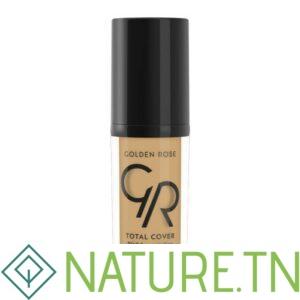 GOLDEN ROSE TOTAL COVER 2 IN 1 FOUNDATION & CONCEALER SPF 15 VITAMIN E 30ML