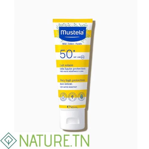 MUSTELA LAIT SOLAIRE TRES HAUTE PROTECTION SPF50+ 40ML 2