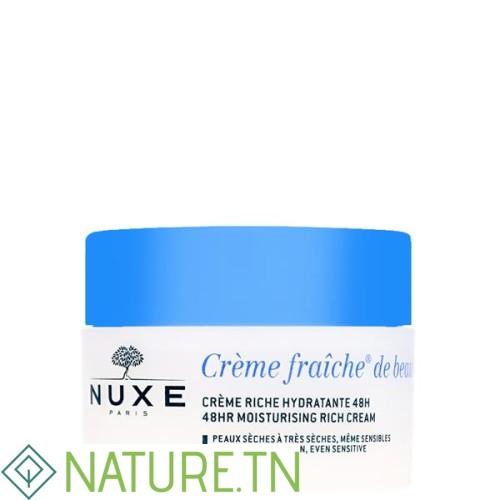 NUXE CREME FRAICHE DE BEAUTE CREME RICHE HYDRATANTE 48H 50 ML 1