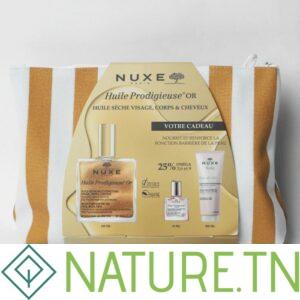 NUXE TROUSSE RAYEE HUILE PRODIGIEUSE OR 100ML+REVE DE THE GELEE DE DOUCHE 200ML (OFFERT)+HUILE PRODIGIEUSE FLORALE 10ML (OFFERT)