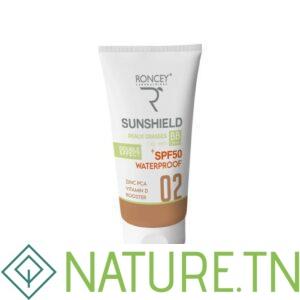RONCEY ECRAN SUNSHIELD WATERPROOF SPF50+ TEINTE 02 50ML